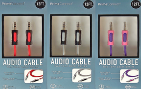 12ft Extended Length 3.5mm Audio Cable TekShack