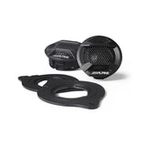 Alpine SPV-10TW-WRA Weather Resistant 1" Component Tweeters | '07-'24 Jeep Wranglers and Jeep Gladiators