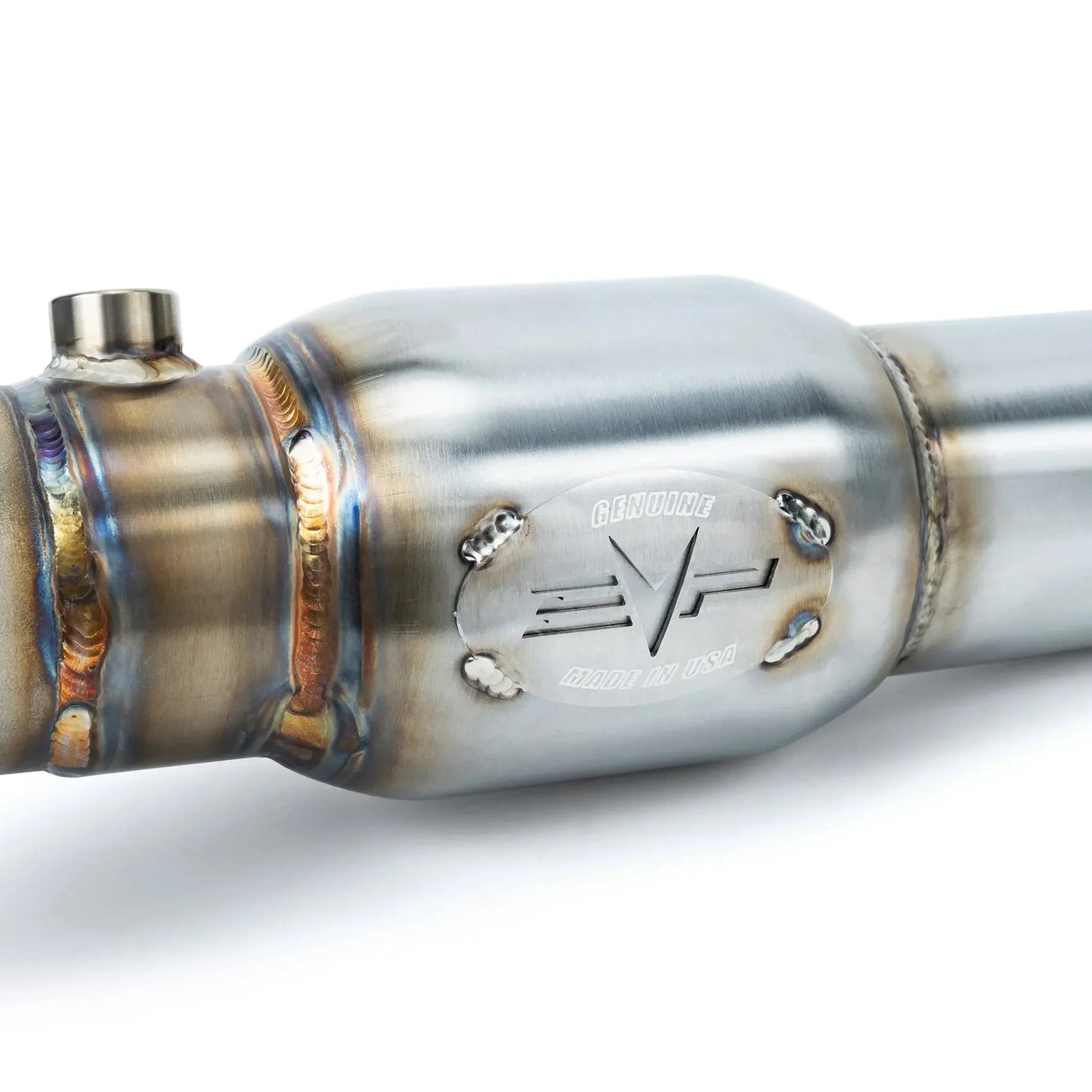EVP Racing 3 Inch Down Pipe with Bullet Muffler for Can-Am Maverick R Evolution Powersports