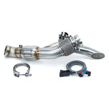 EVP Racing Shocker Electric Side-Dump Down Pipe with Bullet Muffler for Can-Am Maverick R Evolution Powersports