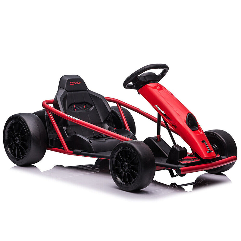 300W Electric Go Kart for Kids - Powerful Motors for Outdoor Drifting Fun!