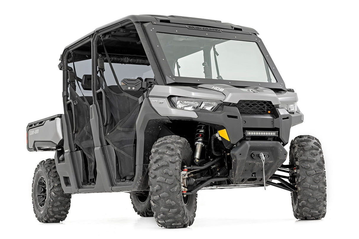 M1 Front Coil Over Shocks Ride Height Adjust Can-Am Defender HD5/HD8/HD9/HD10 Rough Country