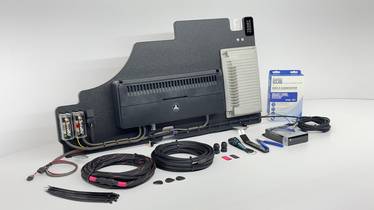 Underseat >>> JL Audio TW3 Three 10-inch Hand-Crafted Subwoofer Package with Pre-Tuned Amplifier
