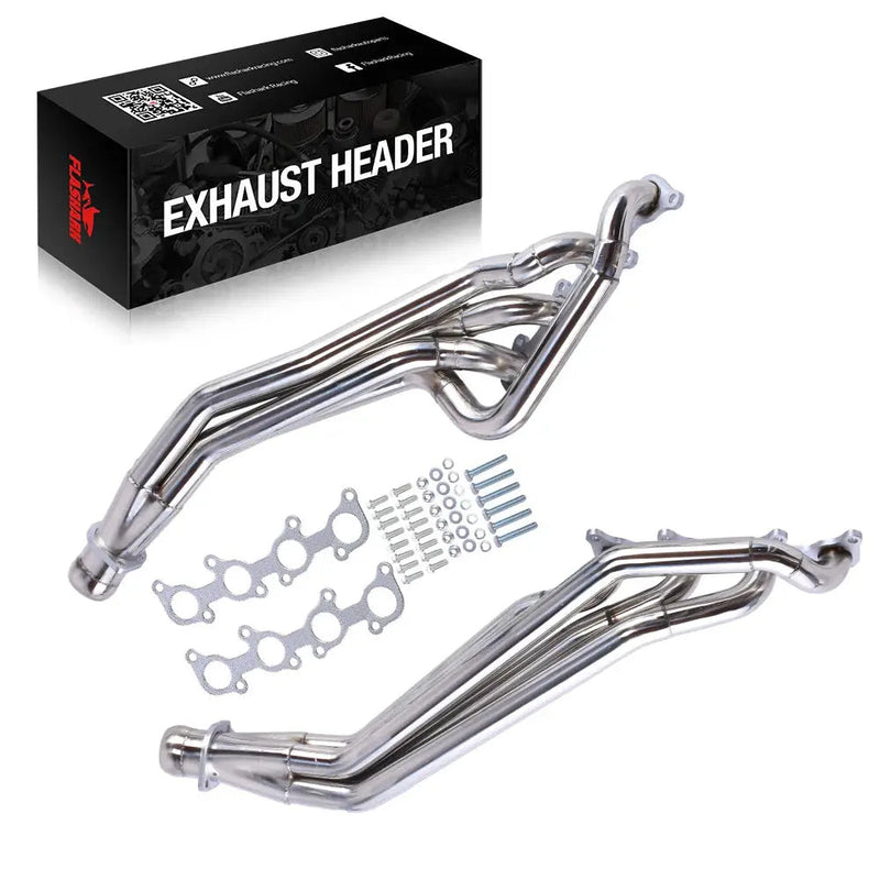Long Tube Headers for 2011-2014 Ford Mustang GT 5.0L 302 V8 Flashark