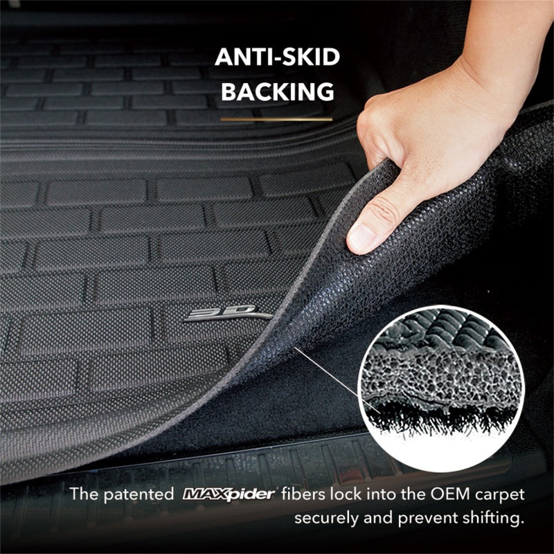 3D Maxpider 15-24 Nissan Murano Kagu Black Stowable Cargo Liner