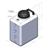 7 Gallon RV Portable Galley Fresh Water Tank S&B