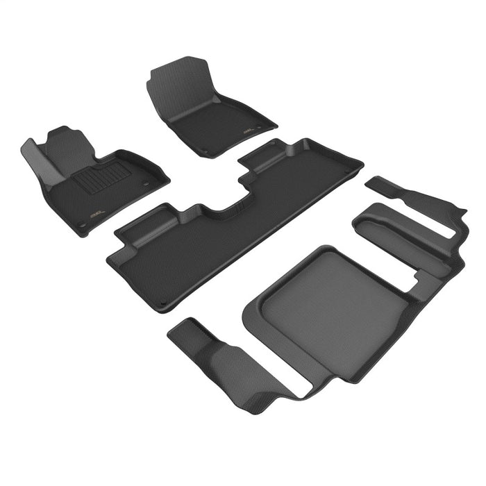 3D Maxpider 23-24 Mercedes-Benz Eqs Suv 7-Seat Kagu Black R1 R2 R3