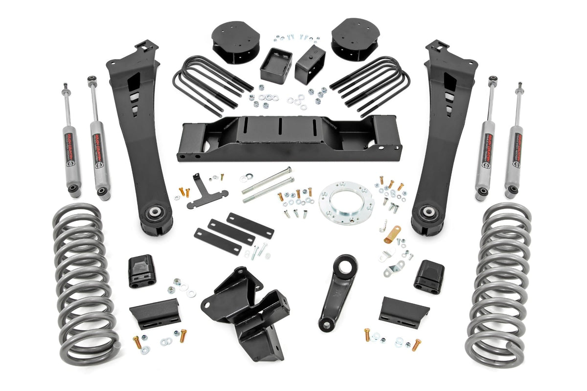 5 Inch Lift Kit DRW OE Rear Air Ram 3500 4WD (2020-2024) Rough Country