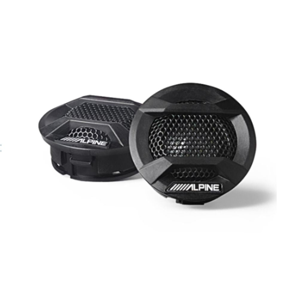 Alpine SPV-10TW-WRA Weather Resistant 1" Component Tweeters | '07-'24 Jeep Wranglers and Jeep Gladiators