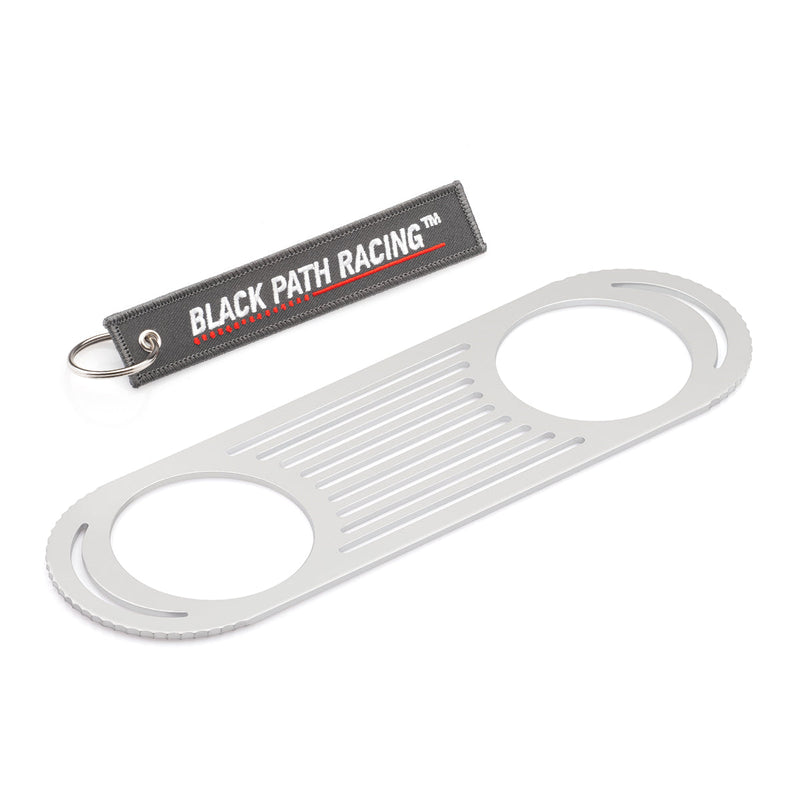 1990-1998 Plymouth Laser Silver 52mm Gauge Panel with Mid Air Vent Flow Divert