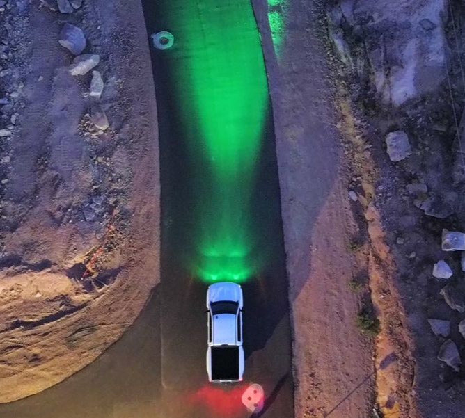 Race Series Flood LED Pod Green GGLighting