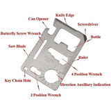 TekShack Survival Multi-Tool - Emergency Pocket Kit TekShack