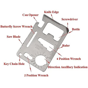 TekShack Survival Multi-Tool - Emergency Pocket Kit TekShack