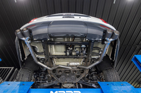 MBRP 21-24 Chevrolet Suburban XL 5.3L 3in T304 SS 2.5in Dual Split Carbon Fiber Cat-back