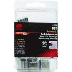 Gardner Bender PushGard Connectors 22-12 Ga 10 pack TekShack
