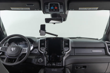 Dash Mount 8 Inch Non-Mag Safe Mount Kit 8in Screen Ram 1500 2WD/4WD (19-26) Rough Country