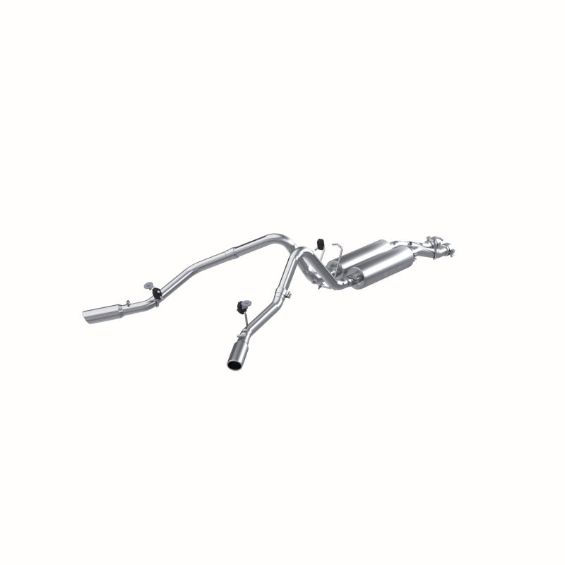 MBRP 2003-2007 Chev/GMC 2500 HD 6.0L CC-SB Cat Back Dual Split Side