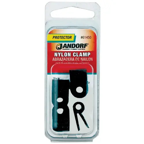 JANDORF CLAMP Nylon Blk 1/2x3/16 4 PK 61450 Jandorf