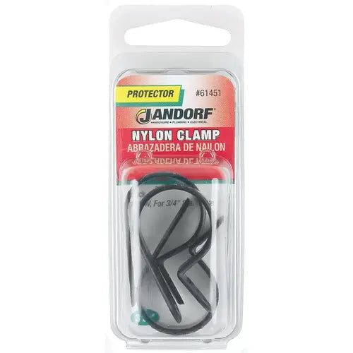 JANDORF CLAMP Nylon Blk 1/2x3/4 3 PK 61451 Jandorf