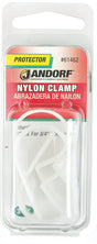 JANDORF CLAMP Nylon Natural 1/2x3/4 3 PK 61462 Jandorf