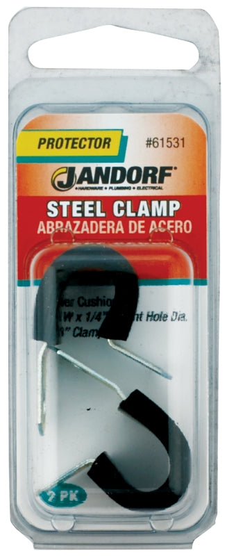 JANDORF CLAMP Steel Rubber Cushion 2 PK 61531 Jandorf