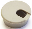 Jandorf  Desk Grommet, 1-3/4 in Dia Cable, Polystyrene, Almond #61601 Jandorf