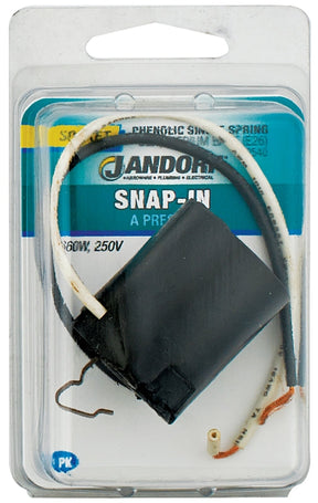 JANDORF Phenolic Socket Snap In Single Spring Med Base 60540 Jandorf