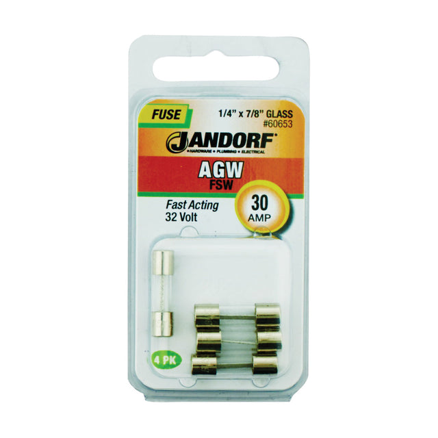 Jandorf Fast Acting 32 Volt 30 Amp Fuse #60653 Jandorf