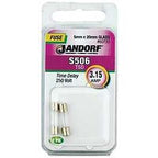 Jandorf Time Delay 250 Volt 3.15 Amp Fuse #60733 Jandorf