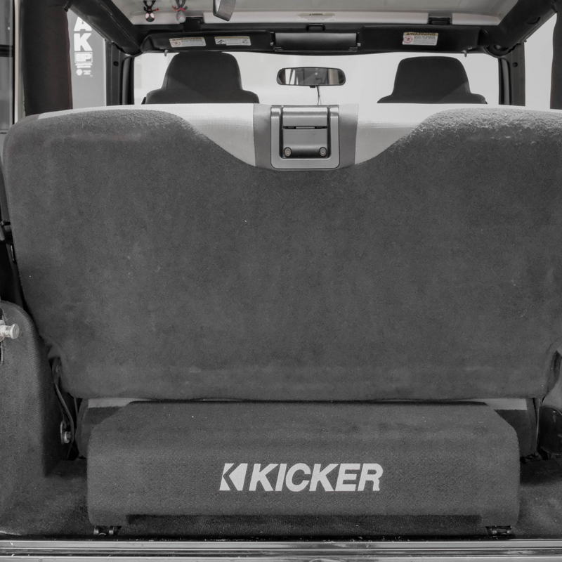 Kicker Plug & Play Full System 4-Speaker, 5-Channel Amp, Sub Bundle Upgrade | '97 - '06 TJ Wrangler