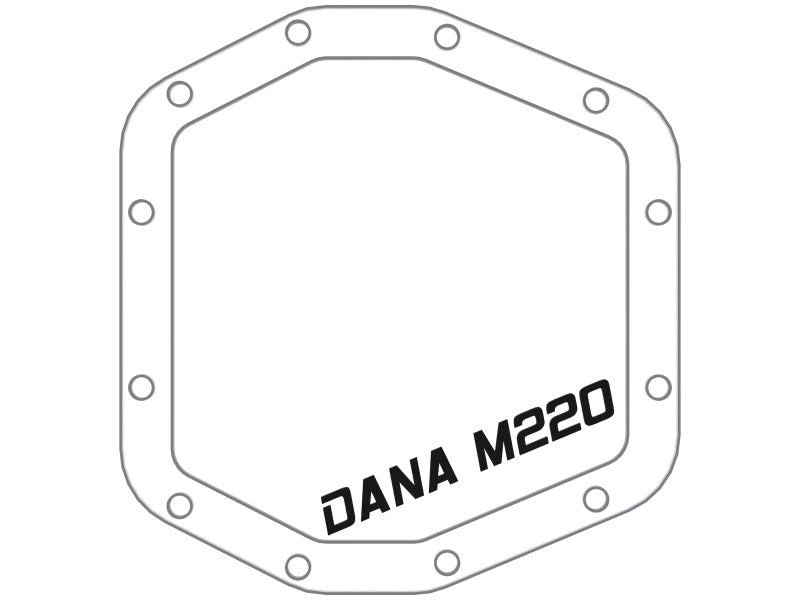 aFe 20-23 Jeep Gladiator JT (Dana M220) Pro Series Rear Differential Cover Red w/ Machined Fins