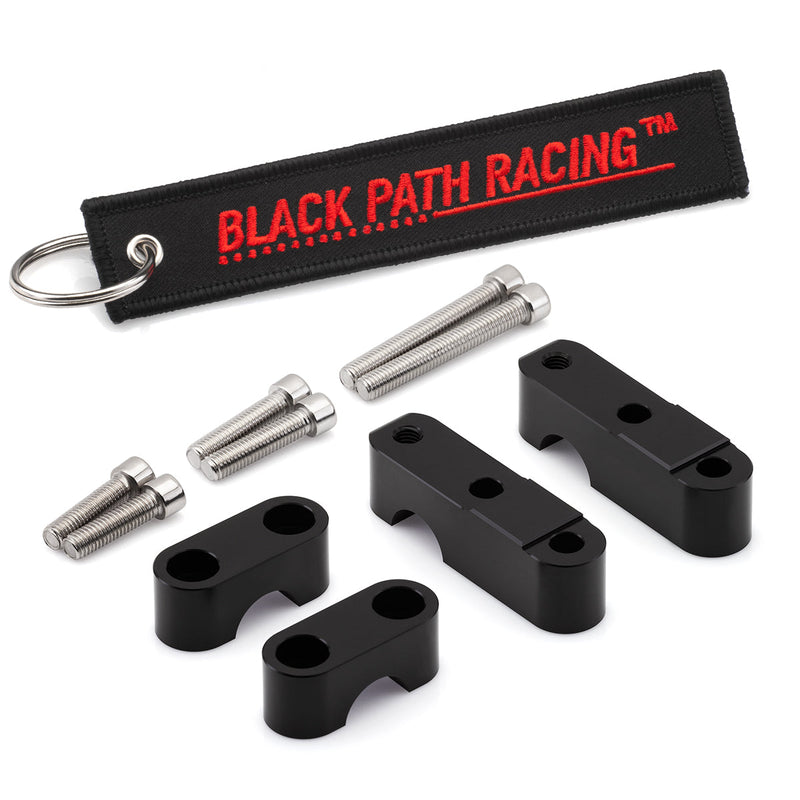 Kawasaki KL/KLR-Series 1" Upward / 1.25" Backward Handlebar Risers for 7/8" Bars