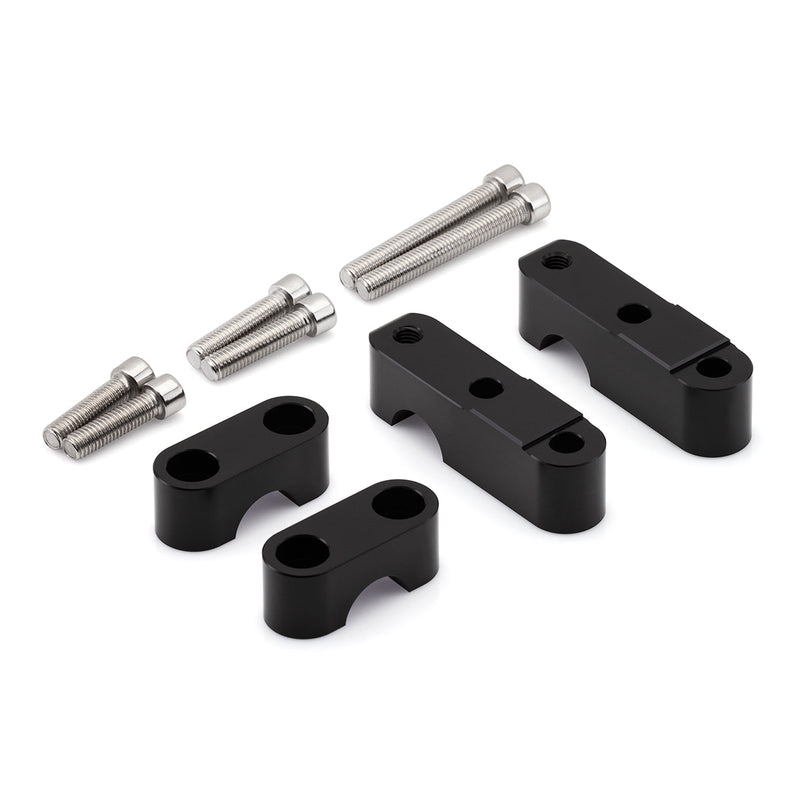 Kawasaki KL/KLR-Series 1" Upward / 1.25" Backward Handlebar Risers for 7/8" Bars