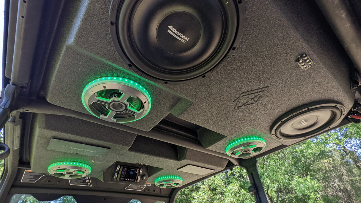 2016+ Can-Am Defender MAX HD7-HD10 Stereo Tops (4-Door) Can-Am