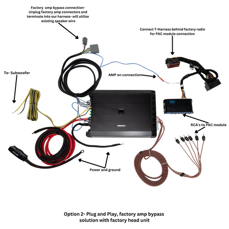 Alpine Plug & Play Full System 5-Channel, 8-Speakers, Sub Bundle  | '18- '23 JL Wrangler/ '20- '23 JT Gladiator