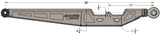 DIY 36" Single Shock Trailing Arm Kit