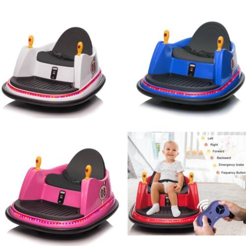 360-Degree Electric Spin Bumper Car for Kids with Remote Control - Perfect Gift!
