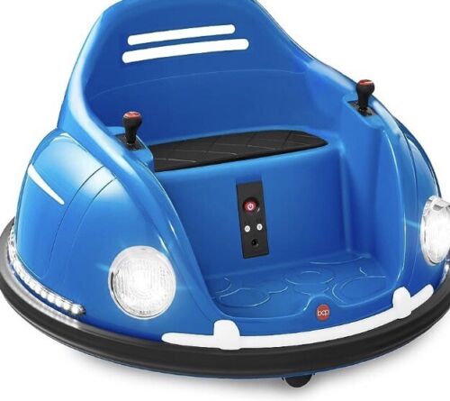 360 Degree Spin Bumper Car Toy for Kids with Remote Control and Safety Harness