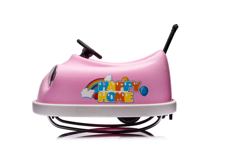 360° Spin Dual Drive Electric Bumper Car for Kids and Toddlers with Remote Control - 12V Ride-On Fun!