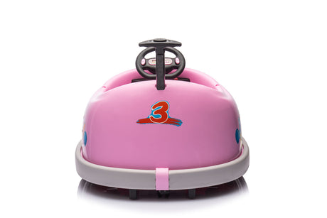 360° Spin Dual Drive Electric Bumper Car for Kids and Toddlers with Remote Control - 12V Ride-On Fun!