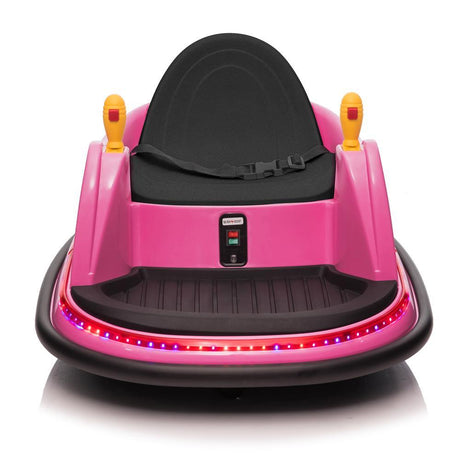 360° Spin Race Bumper Car for Kids Ages 2-5 with 6V 7AH Battery and 1.3 MPH Speed