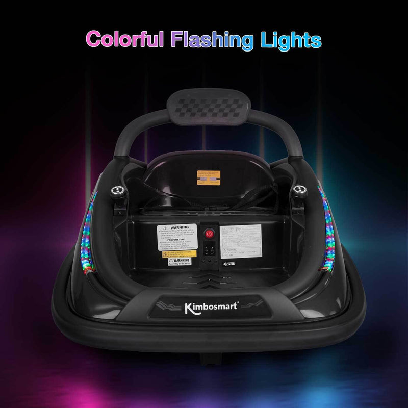 360° Spin Ride On Bumper Car for Kids - Rechargeable Electric Toy Vehicle (12V)