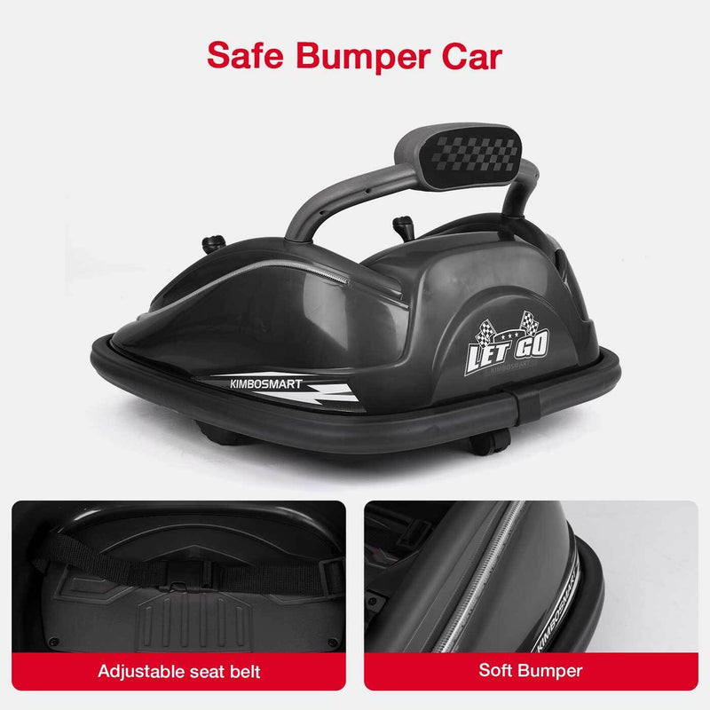 360° Spin Ride On Bumper Car for Kids - Rechargeable Electric Toy Vehicle (12V)