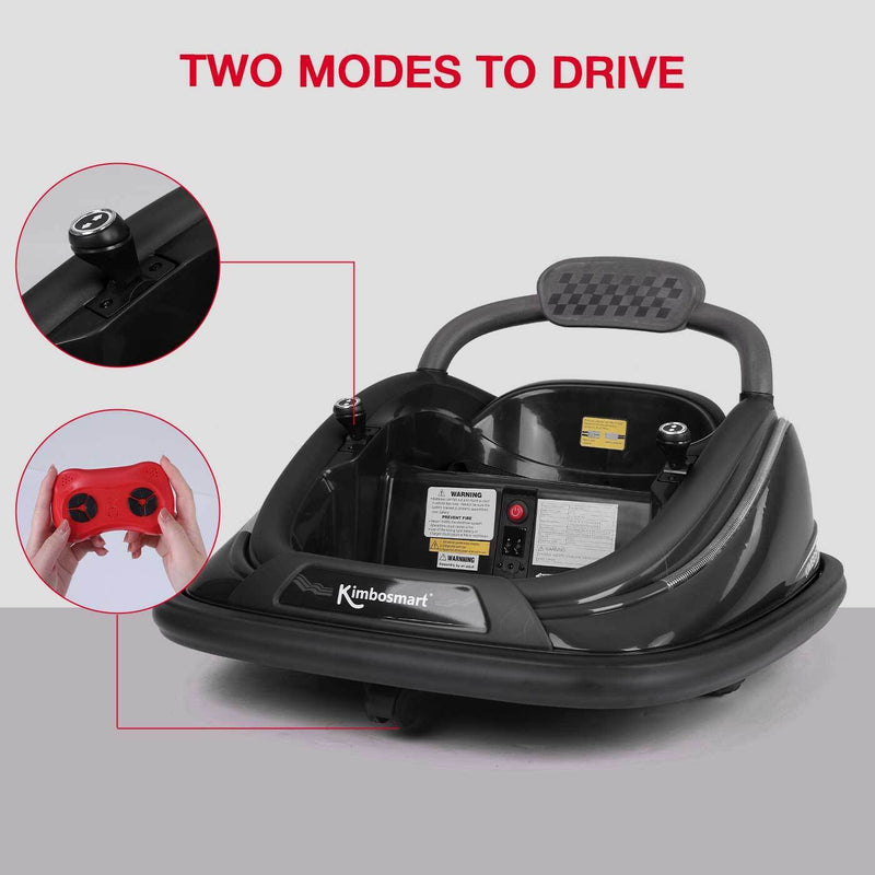360° Spin Ride On Bumper Car for Kids - Rechargeable Electric Toy Vehicle (12V)