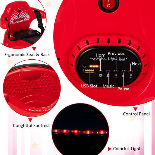 360?&deg; Spin Electric Ride On Car for Kids and Toddlers - Safe and Fun Bumper Car Experience!