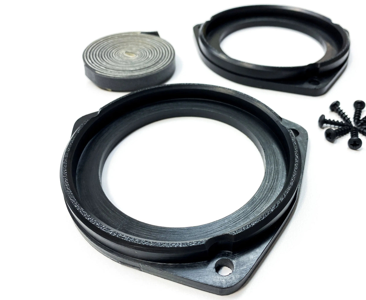 2012-2022 Land Rover 3-inch Mid-Range Speaker Adapters | CNC-Machined HDPE Ten87 Design