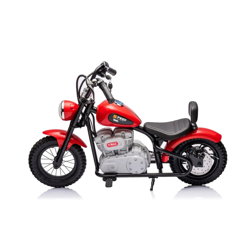 36V Magic Cars E-Chopper, Leather Seat, Rubber Air Wheels, Brushless Motor