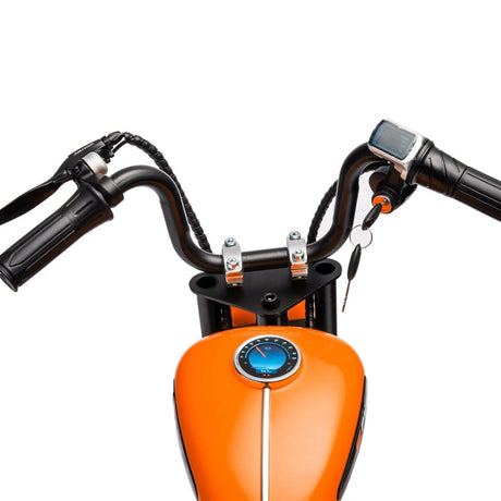 36V Magic Cars E-Chopper, Leather Seat, Rubber Air Wheels, Brushless Motor