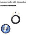 Extension Feeder Stage and lighting Cable 5 ft 4/0 NEUTRAL (LV) standard 405A ACDC WIRE AND SUPPLY