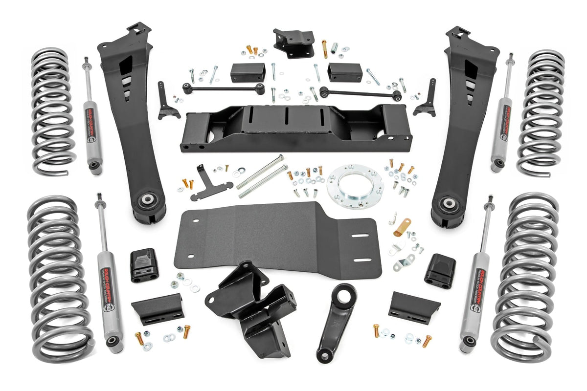 5 Inch Lift Kit Dual Rate Coils Non-AISIN Ram 2500 4WD (2019-2024) Rough Country